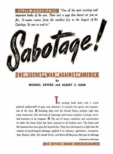 Sabotage! The Secret War Against America
