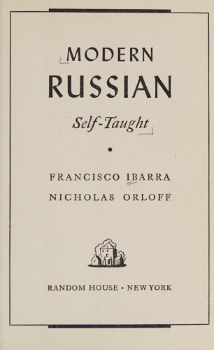 Modern Russian- self taught