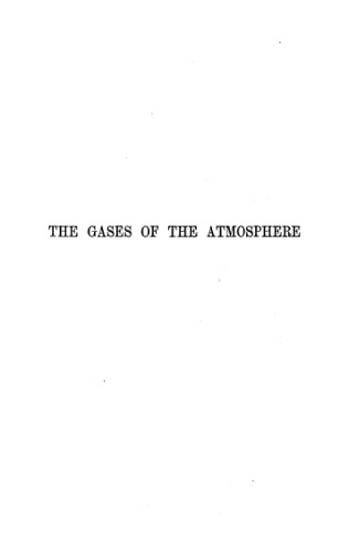 The gases of the atmosphere. The history of their discovery