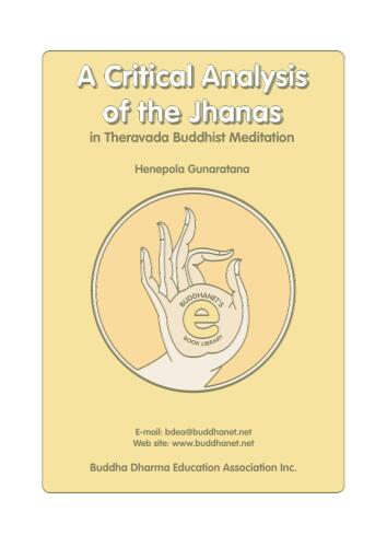 A Critical Analysis of the Jhanas
