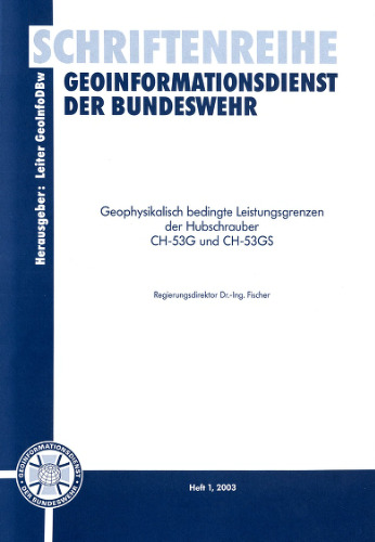 Geophysikalisch bedingte Leistungsgrenzen der Hubschrauber CH-53G und CH-53GS
