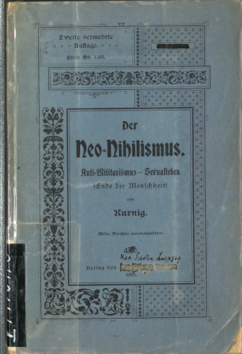 Der Neo-Nihilismus