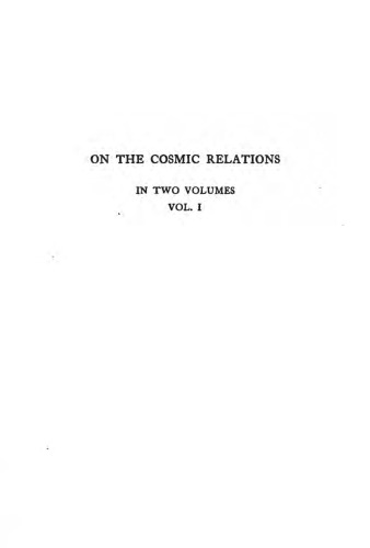 On the Cosmic Relations