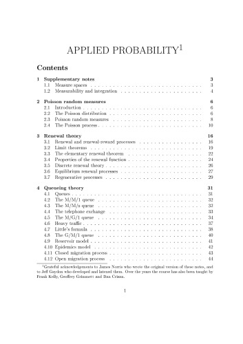 Applied Probability