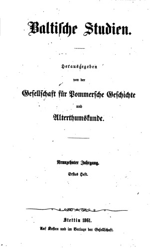 Baltische Studien