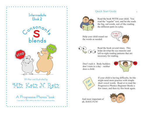 Consonant S Blends - Intermediate Book 2