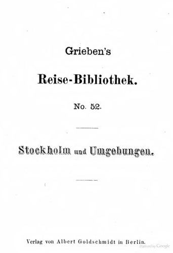 Stockholm und Umgebungen