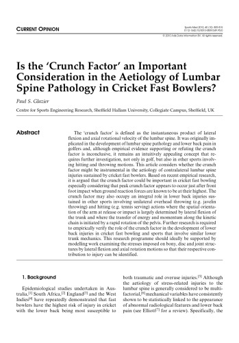 sports medicine Volume 40 Issue 10 October 2010