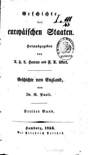 Geschichte von England