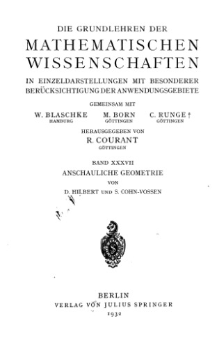 Anschauliche Geometrie