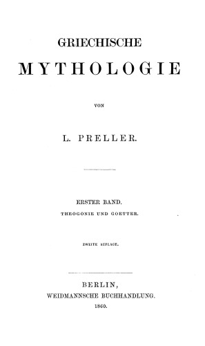 Griechische Mythologie (1860, 1242 S., Scan).