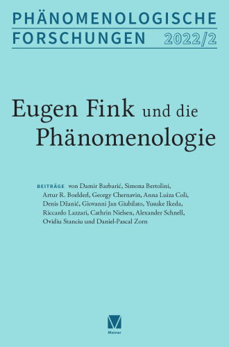 Eugen Fink und die Phänomenologie