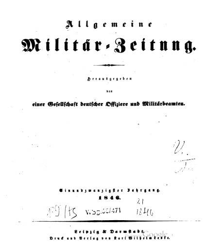 Allgemeine Militär-Zeitung