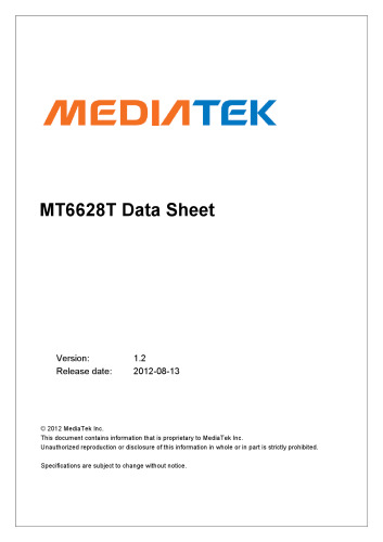 MT6628T Datasheet