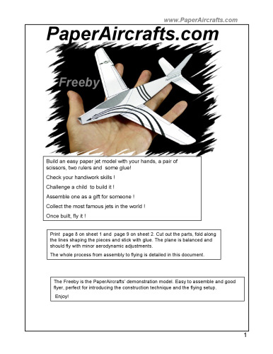 PaperAircrafts.com Freeby
