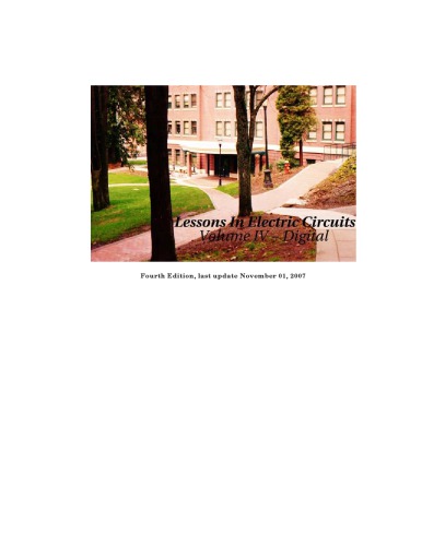 Lessons In Electric Circuits, Volume IV - Digital