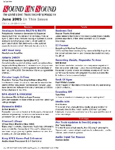Sound on Sound (June 2005)