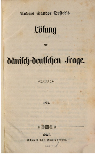 Lösung der deutsch-dänischen Frage