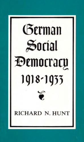 German Social Democracy 1918-1933