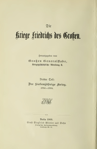 Olmütz und Crefeld
