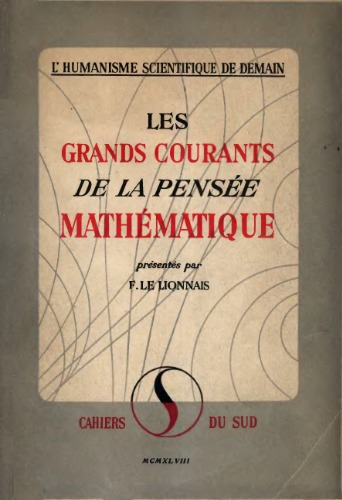 Les grands courants de la pensée mathématique none
