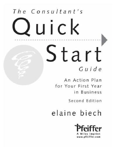 The Consultant's Quick Start Guide
