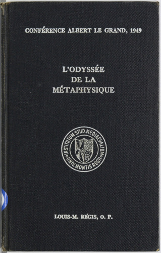 L'odyssée de la métaphysique
