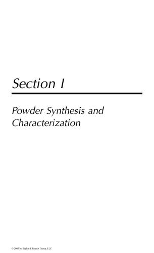 Chemical Processing of Ceramics