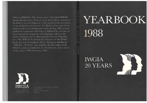 Yearbook 1988: IWGIA - 20 Years