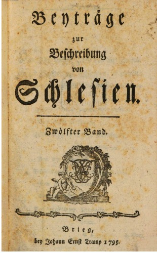 Beyträge zur Beschreibung von Schlesien