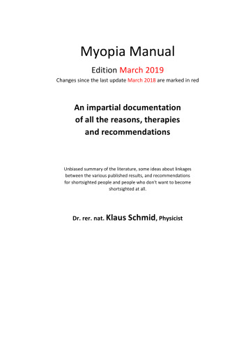 Myopia Manual