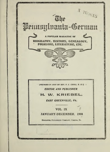 The Pennsylvania-German