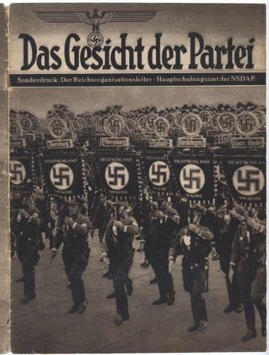 NSDAP Schulungsbrief 1942 Sonderdruck (2) „Das Gesicht der Partei“