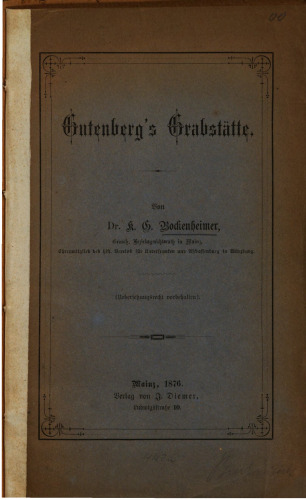 Gutenbergs Grabstätte
