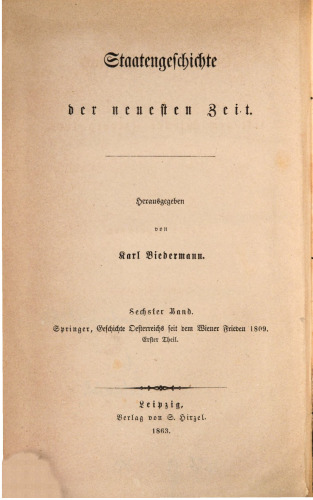 Der Verfall des alten Reiches