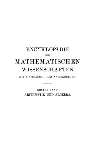 Arithmetik und Algebra
