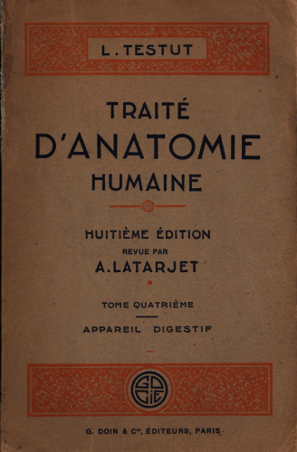 Traite d'anatomie humaine