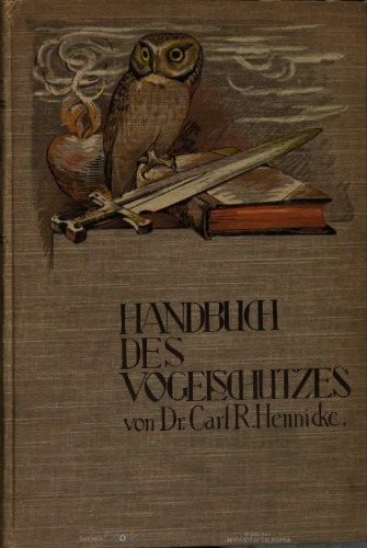Handbuch des Vogelschutzes