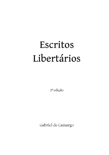 Escritos Libertários