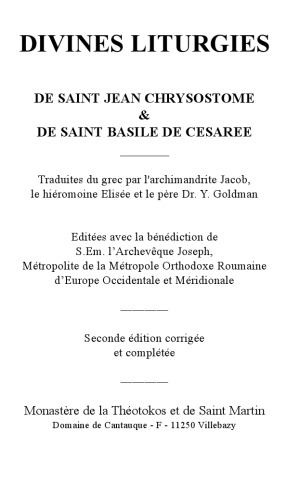Divines Liturgies