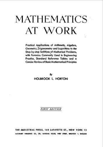 Mathematics at work