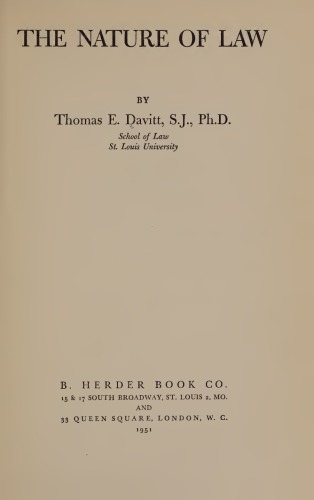 The Nature of Law
