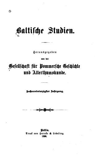 Baltische Studien