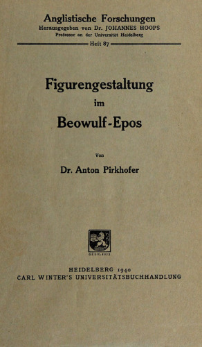 Figurengestaltung im Beowulf-Epos
