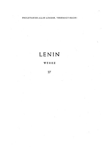 Wladimir I. Lenin