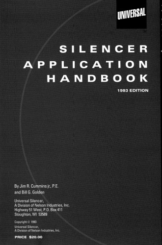 Silencer Application Handbook 1993 Edition