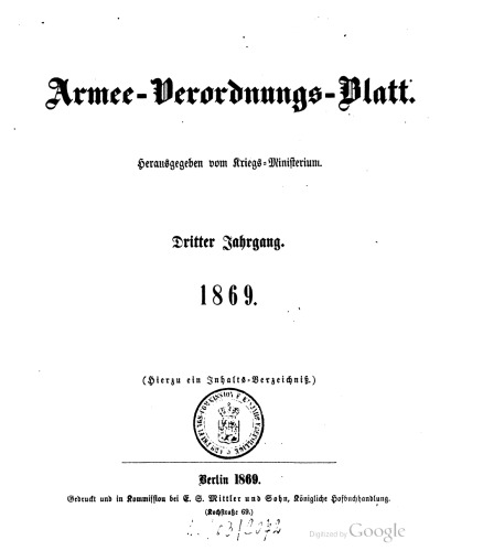 Armee-Verordnungs-Blatt