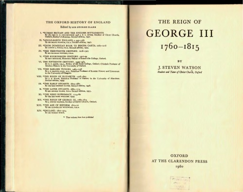 The Reign of George III 1760-1815