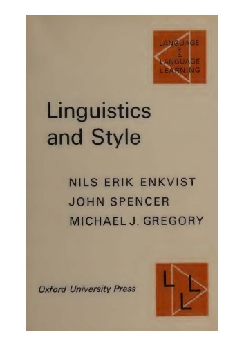 Linguistics and Style