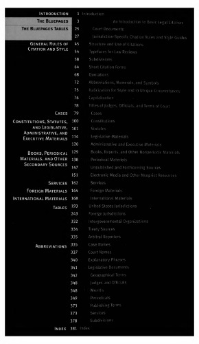 The Bluebook: A Uniform System of Citation